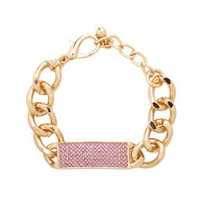 Pink Chunky Bar Bracelet