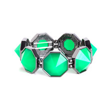 Emerald Octa Stretch Bracelet