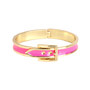 Neon Pink Buckle Bangle