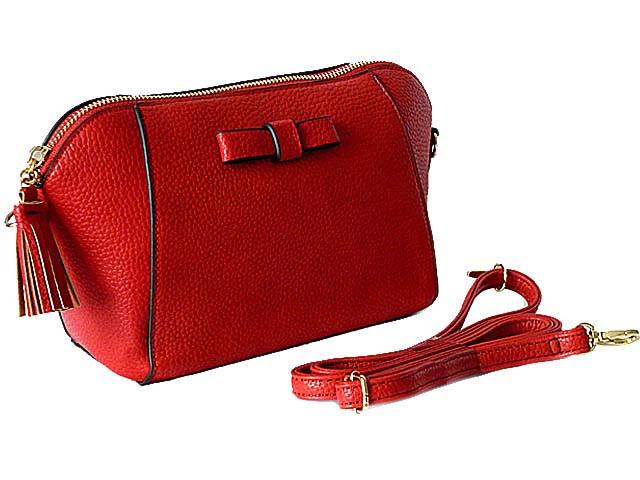 A-SHU SMALL RED CROSS-BODY ...