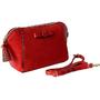A-SHU SMALL RED CROSS-BODY SHOULDER BAG WITH LONG STRAP - A-SHU.CO.UK