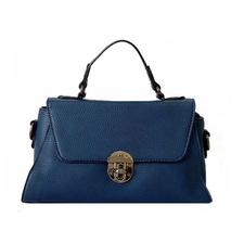 A-SHU SMALL NAVY BLUE HOLDALL HANDBAG / CROSS-BODY BAG WITH LONG STRAP – A-SHU.CO.UK