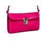 A-SHU SMALL FUSHCIA PINK GENUINE LEATHER CLUTCH BAG / SHOULDER BAG – A-SHU.CO.UK