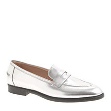 Pre-order Collection mirror metallic penny loafers
