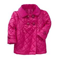 Quilted Double-Breasted Jackets for Baby