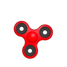  World Tech Toys Neon Red Elite Fidget Spinner