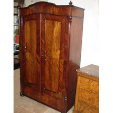 19thc Continental Mahogany Armoire