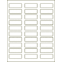 Rounded Corner 2-1/4 x 3/4 Address & Mailing Labels