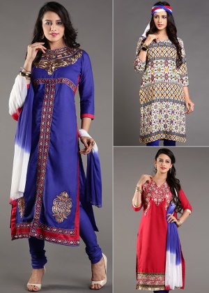 Buy 3 Suit Materials (Top) ...