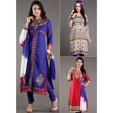 Buy 3 Suit Materials (Top)   1 Bottom   1 Dupatta By Zoha