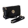 A-SHU MEDIUM MULTI-COMPARTMENT CROSS-BODY CLUTCH BAG - BLACK – A-SHU.CO.UK