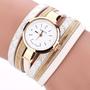A-SHU CREAM WRAP AROUND STRAP WRIST WATCH - A-SHU.CO.UK
