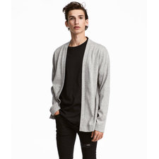 Melange Cardigan | Gray melange 