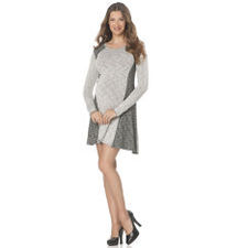 Nation LTD Long Sleeve Colorblock Maternity Dress