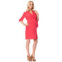 3/4 Sleeve Belted Maternity Shirt Dress