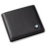 BMW Bifold Wallet with 3 Credit Card Slots and ID Window - Genuine Leather