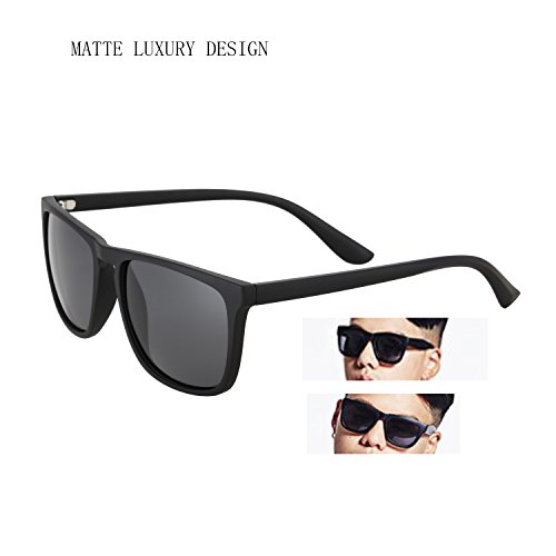 Unisex Polarized Matte Desi...