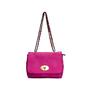 A-SHU FUSHCIA PINK LEATHER EFFECT CLASSIC SHOULDER HANDBAG WITH STRAP – A-SHU.CO.UK