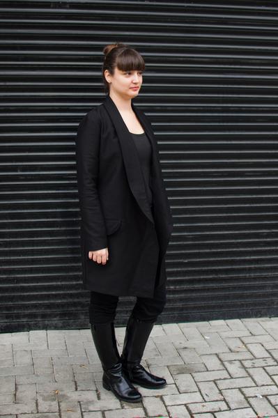 Black blazer dress