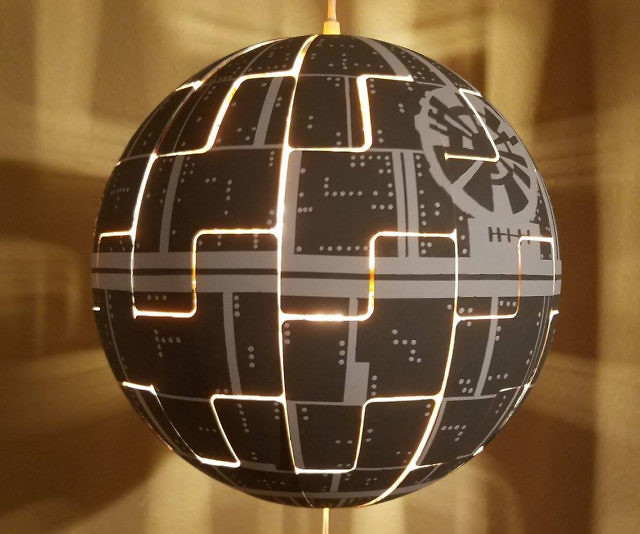 Exploding Death Star Lamp