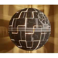 Exploding Death Star Lamp
