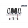 Aerocatch Hood Pins Flush Locking Kit - Universal