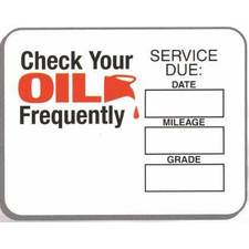 Buy Lube Reminder Stickers From CSI Essentials