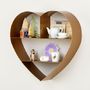 Heart of Gold Wall Shelf