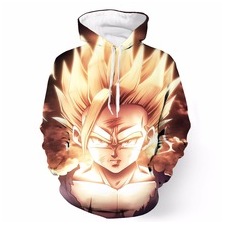 Goku Uniform Symbol - Dragon Ball Z Kame Symbol Zip Front Hoodie - Free Shipping Worldwide