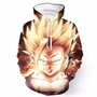 Goku Uniform Symbol - Dragon Ball Z Kame Symbol Zip Front Hoodie - Free Shipping Worldwide