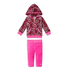 Animal Printed Jacket Track Set