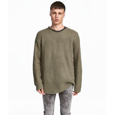 Textured-knit Sweater 