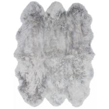 eCarpet Gallery Luxurious Sheepskin Grey 5 ft. x 6 ft. Area Rug