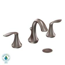 MOEN, Eva 8 in. Widespread 2-Handle Mid-Arc Bathroom Faucet Trim Kit in Oil Rubbed Bronze (Valve Not Included), T6420ORB at The Home Depot - Tablet