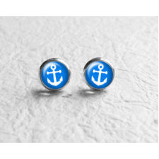 Anchor Earrings, Nautical Jewelry, Tiny Earrings Studs, Sea Earrings, Ocean Ear Posts E106