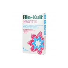 Bio-Kult Infantis Προβιοτική Πολυδύναμη Φόρμουλα για Βρέφη &amp; Παιδιά με Ω3 Λιπαρά Οξέα &amp; Βιταμίνη D3, 8 φάκελλοι x 1gr