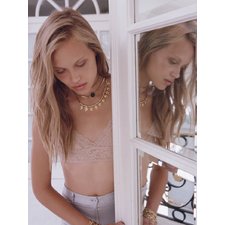 Vanessa Mooney Ellie Necklace in Gold 