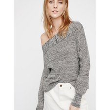 Free People Alana Pullover in Grey 