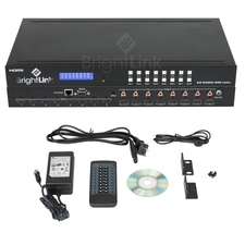 New Brightlink 8x8 4Kx2K HDMI Matrix Switcher - 8 Sources to 8 Displays - RS232 PC and IR Control