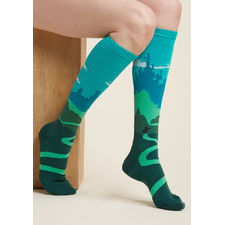 A Castle a Day Knee Socks