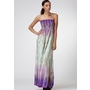 Monet's Watercolor Print Strapless Maxi Dress - Lexxa