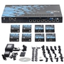 Brightlink 8x8 HDBaseT Matrix Switcher over single Cat6 cable and HDMI-1080p-4Kx2K-228ft-2 way IR control POE POH-SET c/w 8 Receivers/Baluns