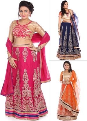 Buy Designer Lehenga Collec...