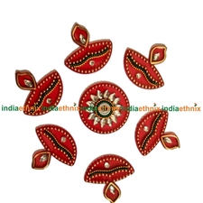 Rangoli – Diya shaped