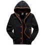 YuKaiChen Men's Fleece Hoodie Button-up Jacket Hooded Sweatshirt