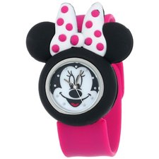 Disney Kids' MN1097 Minnie Mouse Watch with Pink Rubber Band