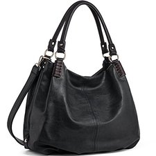 WISHESGEM Women Handbags PU Leather Fashion Double Handle Shoulder Bags Crossbody Satchel Purse