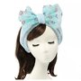 Shintop Women Fashion Lovely Soft Carol Fleece Bowknot Bow Makeup Cosmetic Shower Elastic Hair Band Hairlace Headband