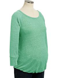 Maternity Slub-Knit Jersey ...