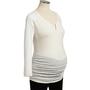 Maternity Slub-Knit Split-Neck Tunics